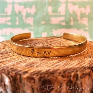 🆕 God is Greater Than the Highs and Lows Handstamped Stainless Bracelet